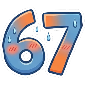 Стикер из набора 67