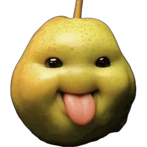 Стикер 5 из набора ai fruits