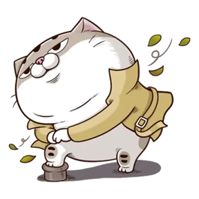 Стикер из набора Ami fat cat