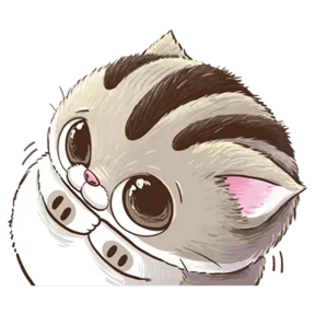 Стикер 11 из набора Ami fat cat