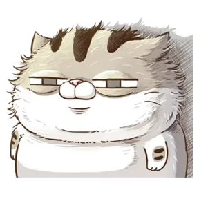 Стикер 1 из набора Ami fat cat