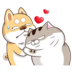 Стикер 16 из набора Ami fat cat