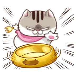 Стикер 21 из набора Ami fat cat