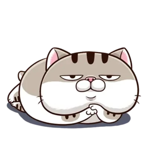 Стикер 22 из набора Ami fat cat