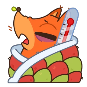 Стикер 19 из набора Белка-клерк