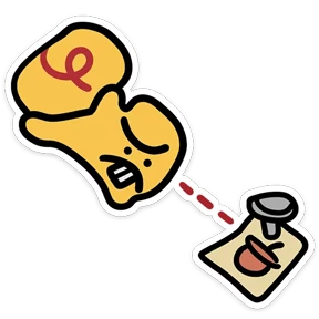 Стикер 41 из набора Белка