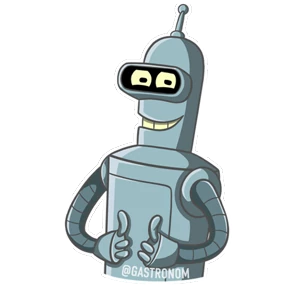Стикер из набора Bender