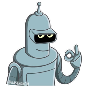 Стикер из набора Bender
