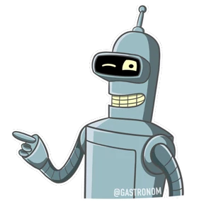 Стикер из набора Bender
