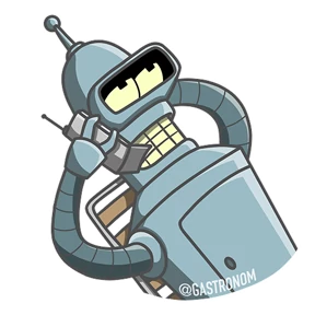 Стикер 6 из набора Bender