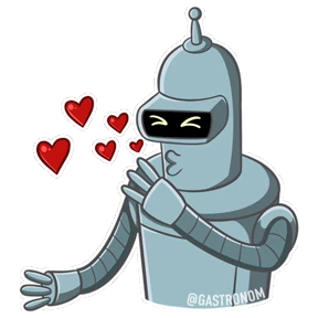 Стикер 11 из набора Bender