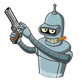 Стикер 14 из набора Bender
