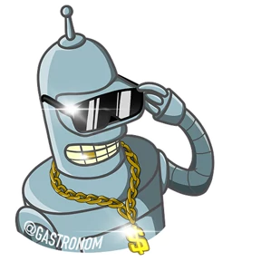Стикер 17 из набора Bender
