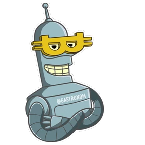 Стикер 19 из набора Bender