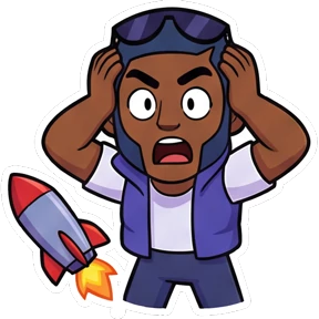 Стикер из набора BRAWL STARS