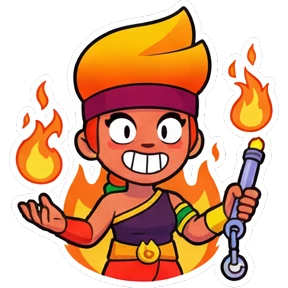 Стикер 6 из набора BRAWL STARS