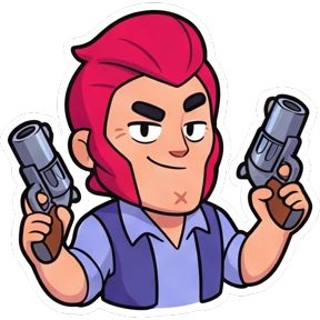 Стикер 9 из набора BRAWL STARS
