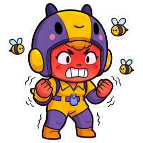 Стикер 17 из набора BRAWL STARS
