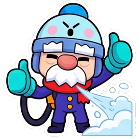 Стикер 18 из набора BRAWL STARS