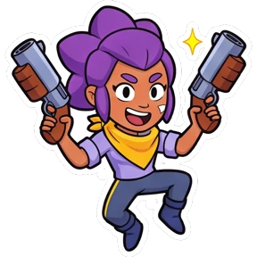 Стикер 21 из набора BRAWL STARS