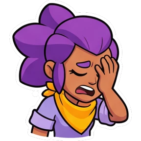 Стикер 22 из набора BRAWL STARS