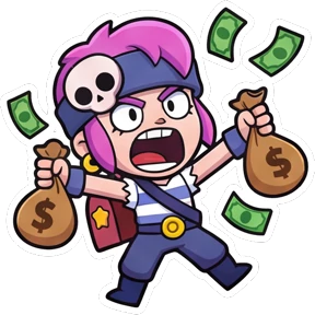 Стикер 24 из набора BRAWL STARS