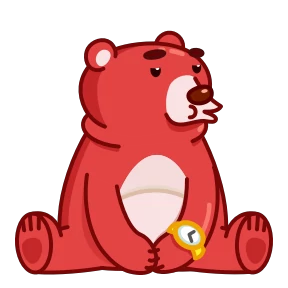 Стикер из набора Buddy_Bear