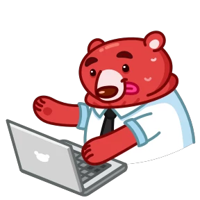 Стикер 9 из набора Buddy_Bear