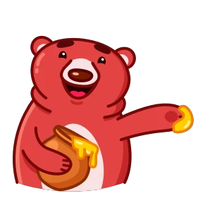 Стикер 19 из набора Buddy_Bear