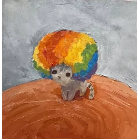 Стикер 6 из набора Cat_art