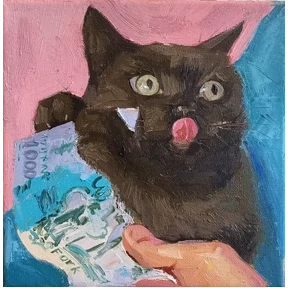Стикер 15 из набора Cat_art