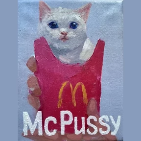 Стикер 17 из набора Cat_art