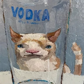 Стикер 20 из набора Cat_art