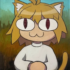 Стикер 21 из набора Cat_art