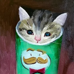 Стикер 22 из набора Cat_art
