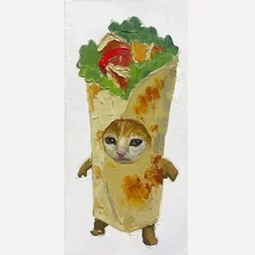 Стикер 29 из набора Cat_art