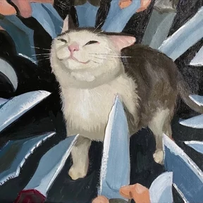 Стикер 35 из набора Cat_art