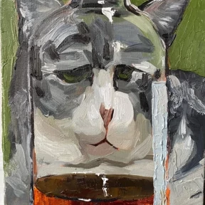Стикер 49 из набора Cat_art
