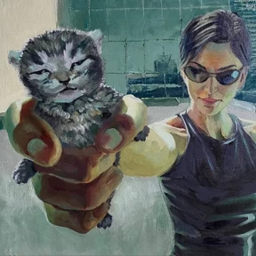 Стикер 51 из набора Cat_art