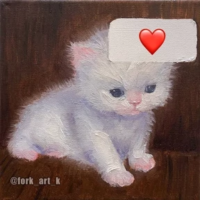 Стикер 63 из набора Cat_art