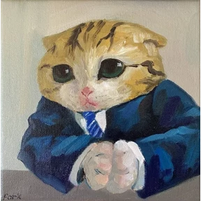 Стикер 68 из набора Cat_art