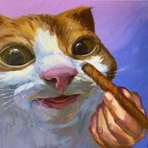 Стикер 82 из набора Cat_art