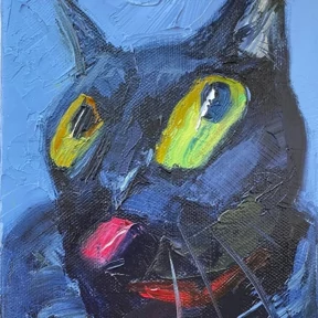 Стикер 87 из набора Cat_art