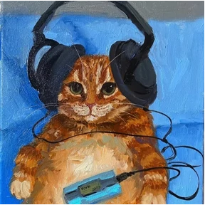 Стикер 88 из набора Cat_art