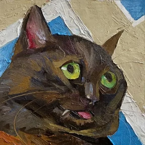 Стикер 98 из набора Cat_art