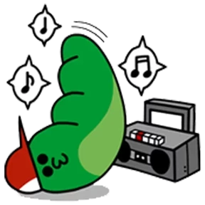 Стикер 11 из набора Червяк Антон