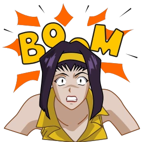 Стикер 19 из набора Cowboy Bebop