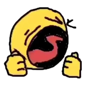 Стикер 52 из набора cursed_emoji