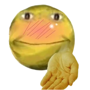 Стикер 67 из набора cursed_emoji