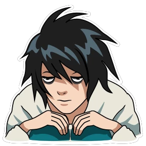 Стикер из набора Death Note
